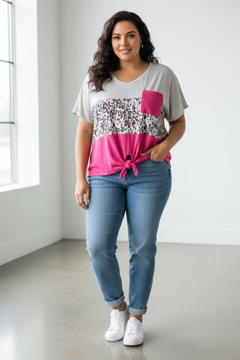 143 Story V Neck top
