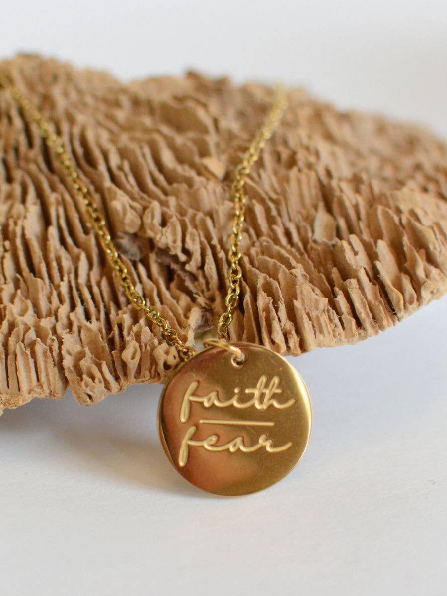 Faith Over Fear Necklace