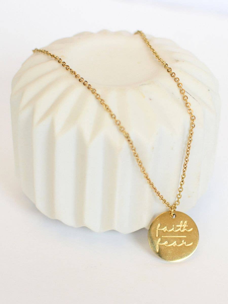 Faith Over Fear Necklace