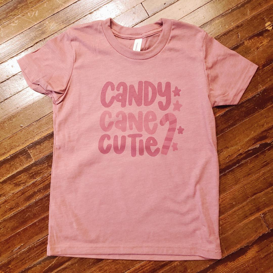 Youth Candy Cane Cutie Tee