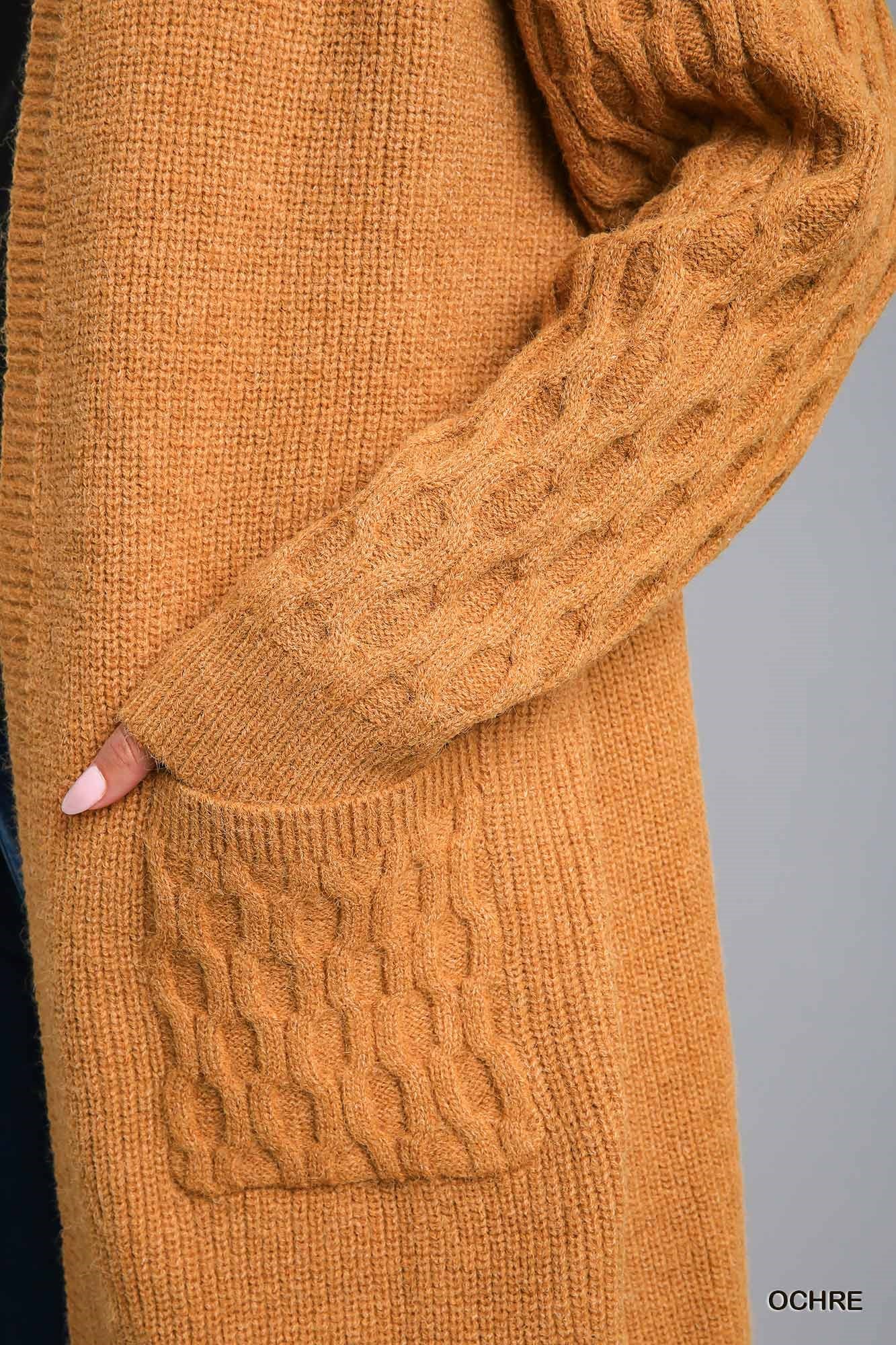 Knitted Cardigan Sweater