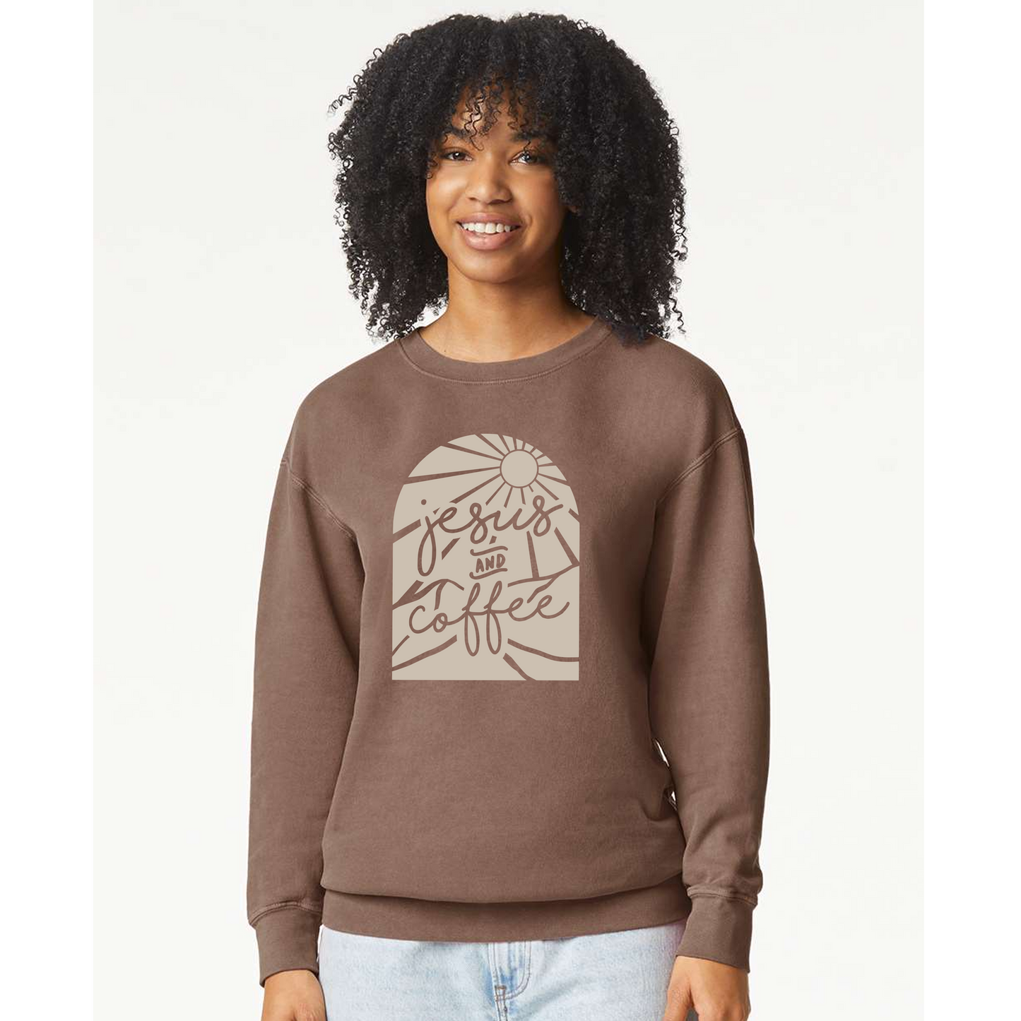 Jesus and Coffee Crewneck