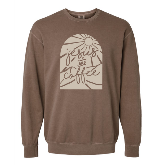 Jesus and Coffee Crewneck