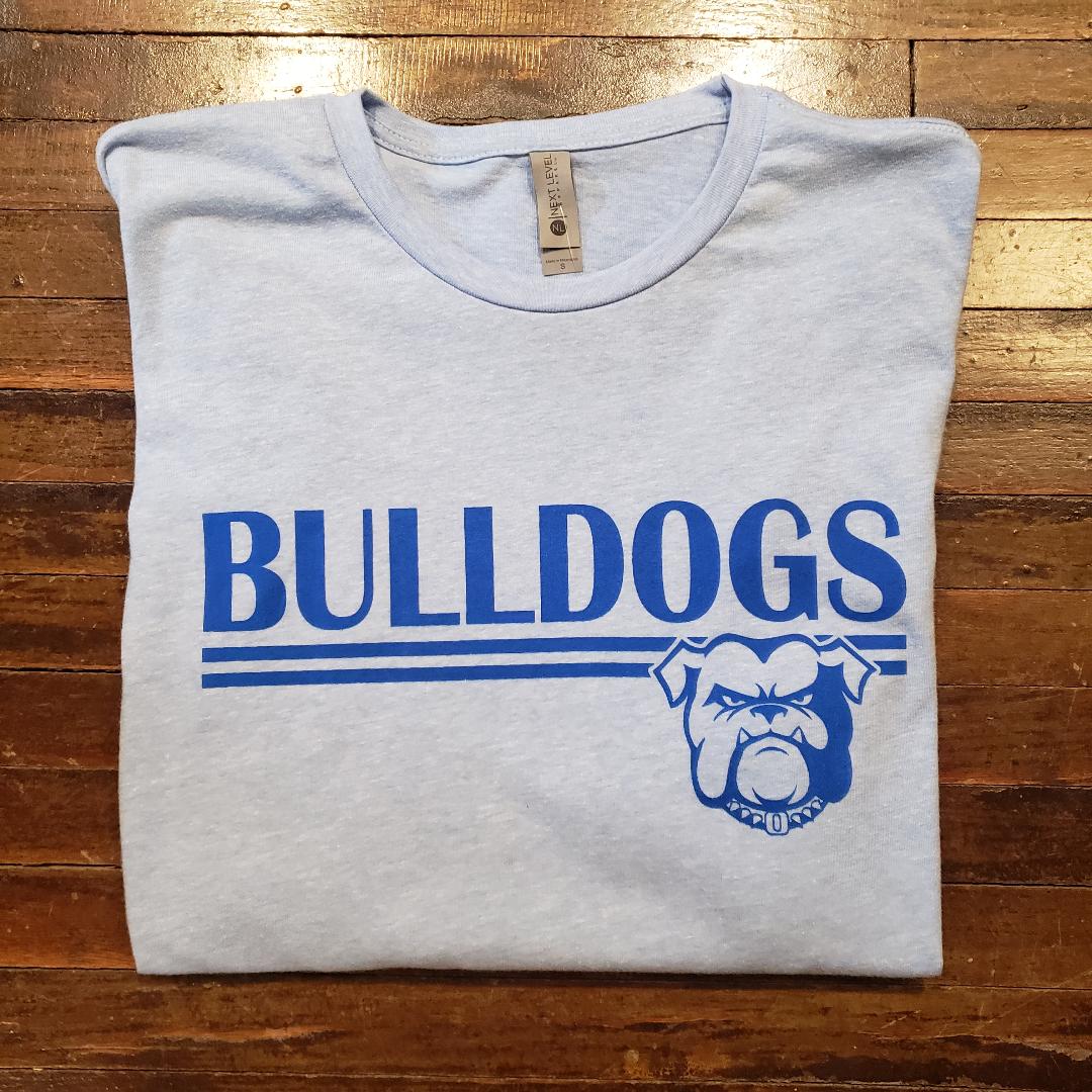 Bulldogs Light Blue LS Tee