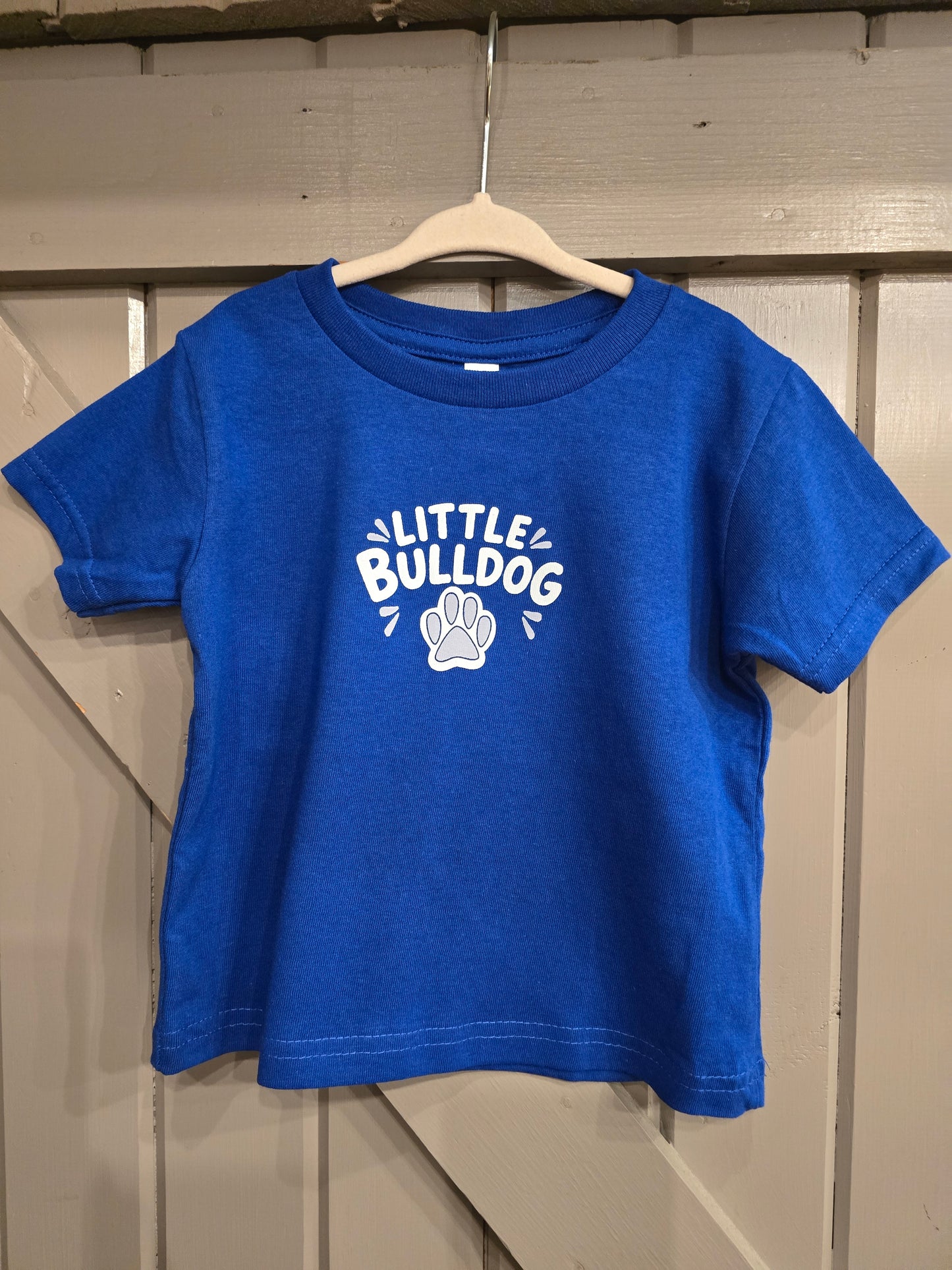 Little Bulldog Paw T Shirts Toddlers