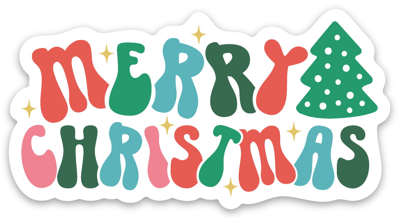 Merry Christmas Sticker