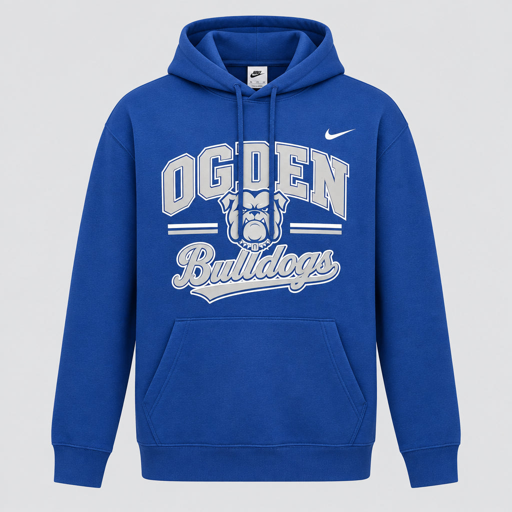 Nike Hoodie: Ogden Bulldogs Head
