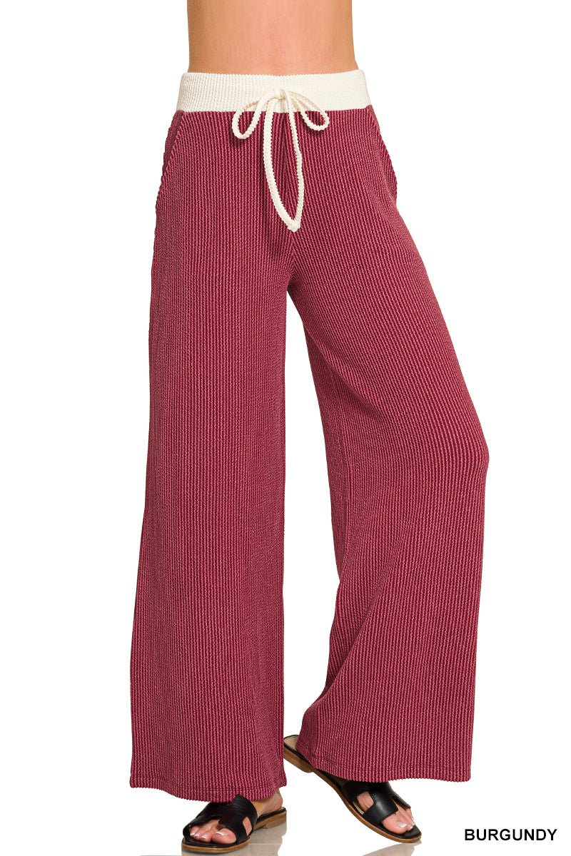 Raised Rib Lounge Pants