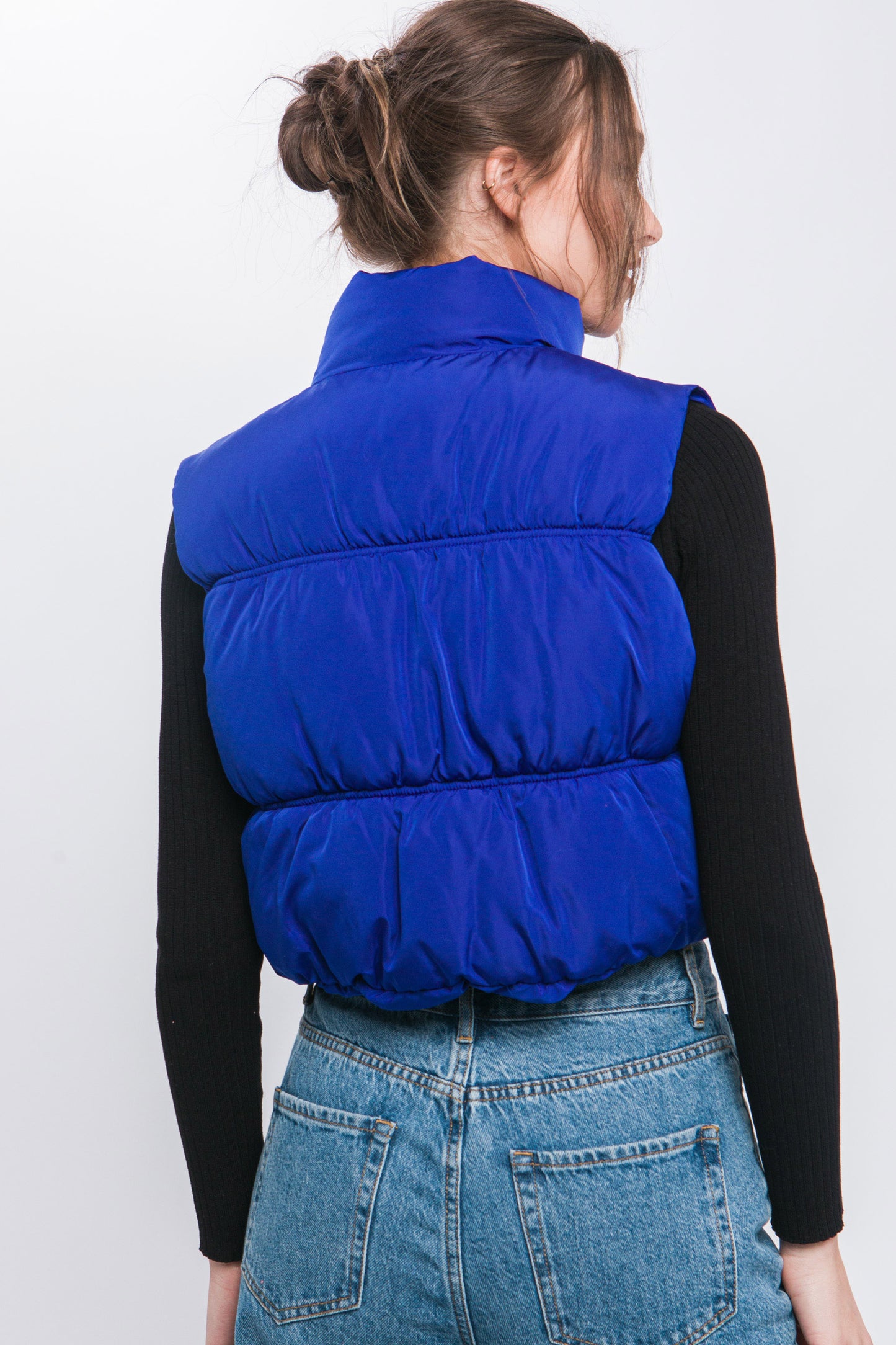 Zip Up Puffer Vest