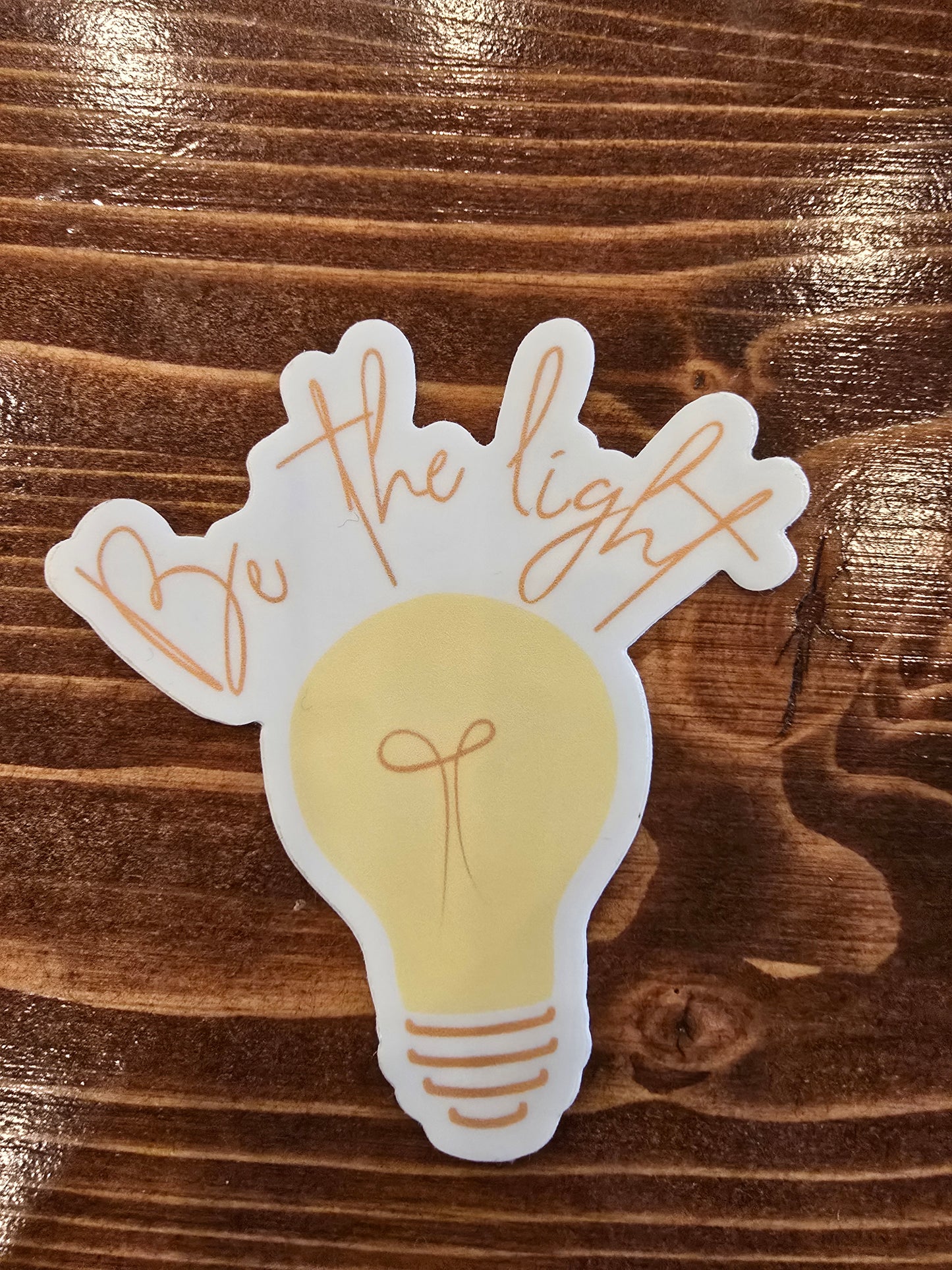 Sticker / Be the Light