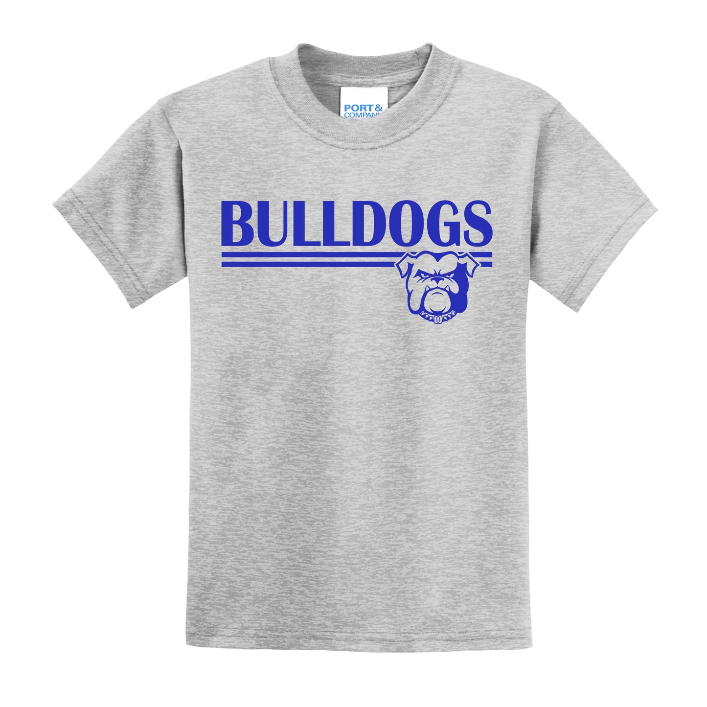Bulldog Stripes Short Sleeve Tee