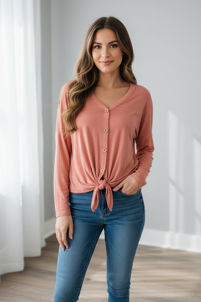 Zenana Premium LS Button Down