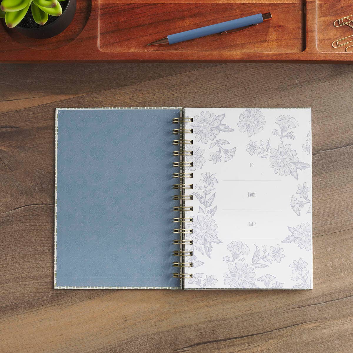 Journal Blue Floral