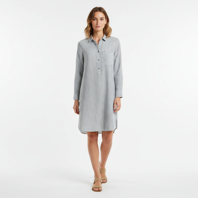 ee some LS Dress Striped