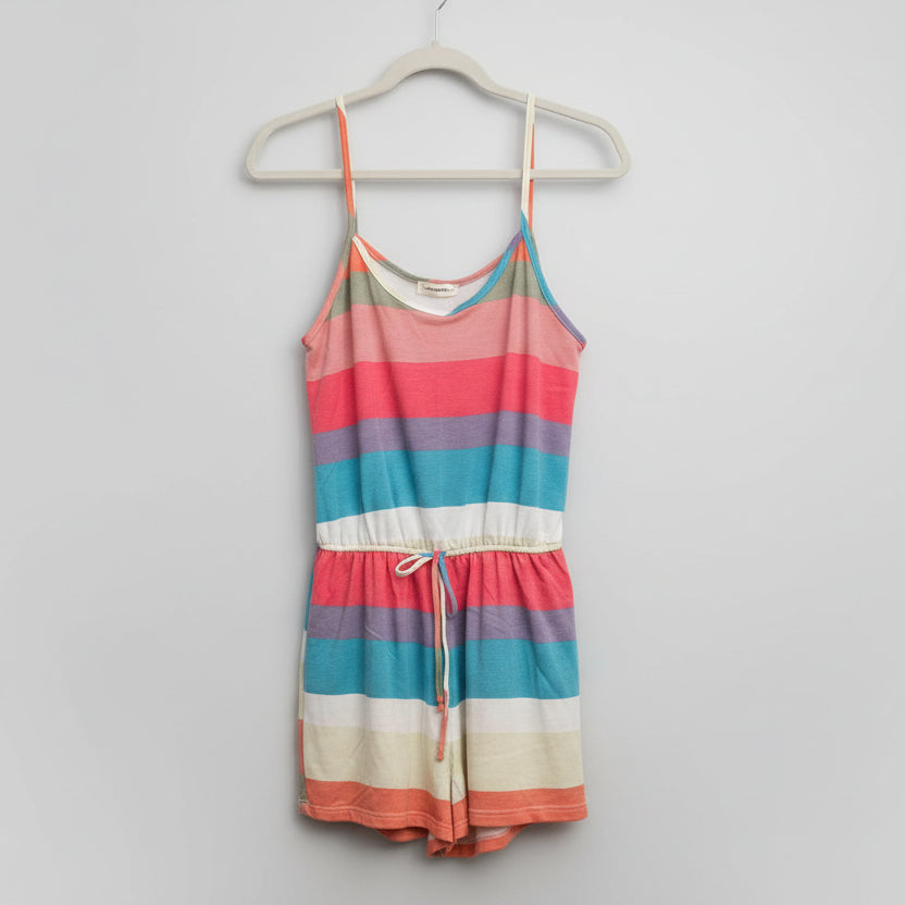 ee:some Romper Shorts Striped