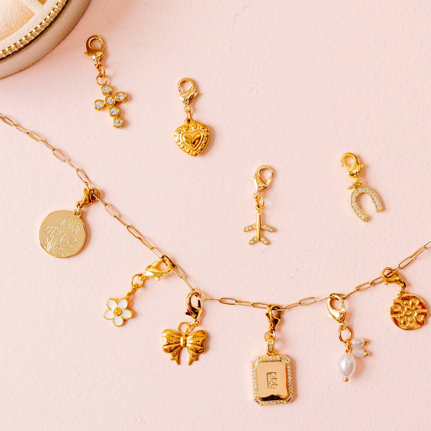 Jewelry Charm Gold-Cross