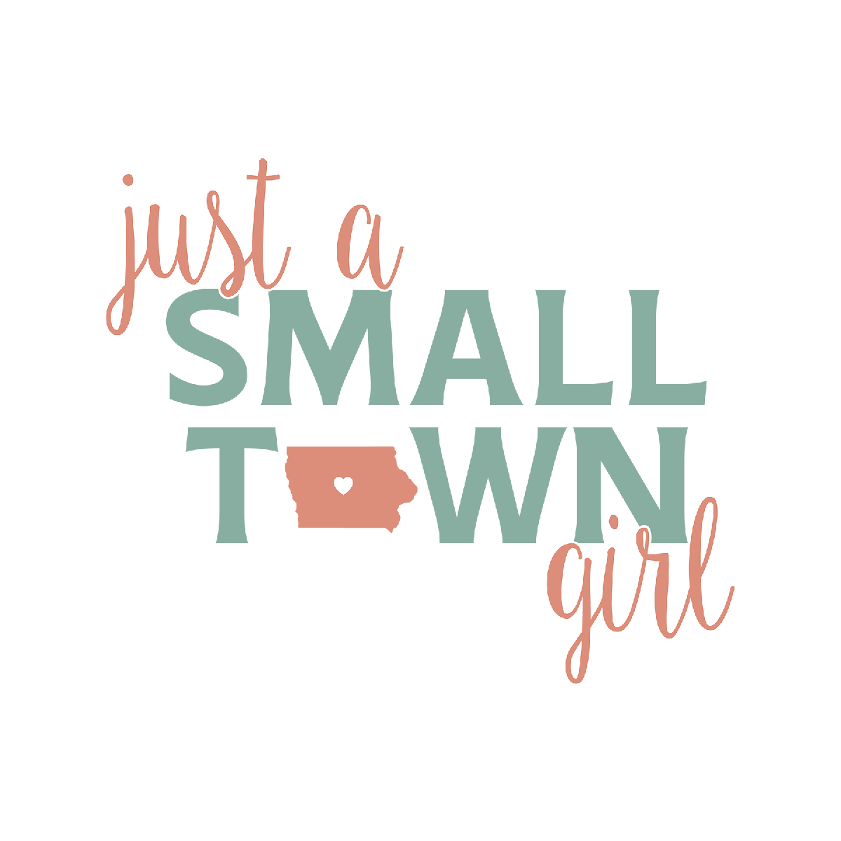 Small Town Girl Sticker