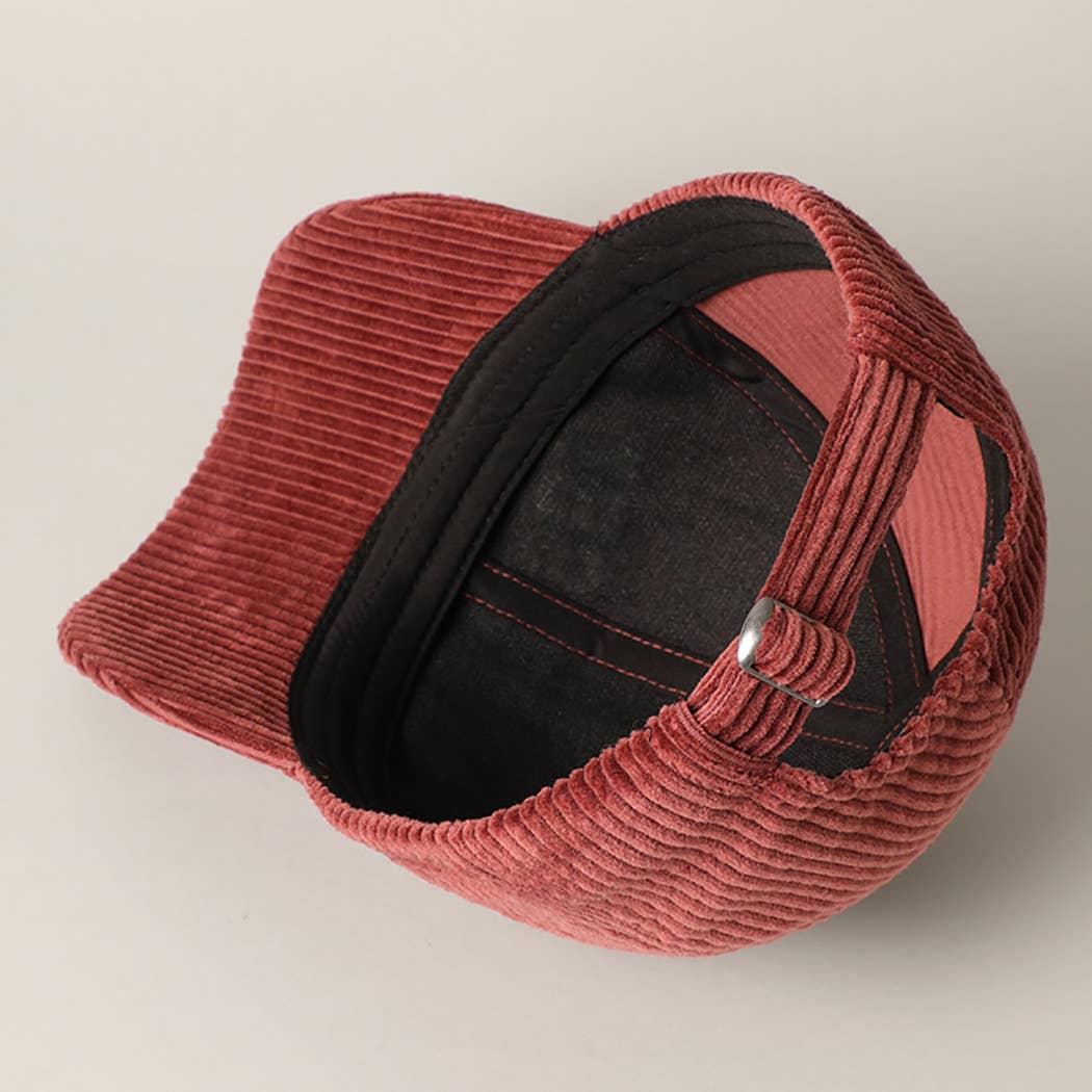 BLESSED 3D Embroidered Corduroy Baseball Cap