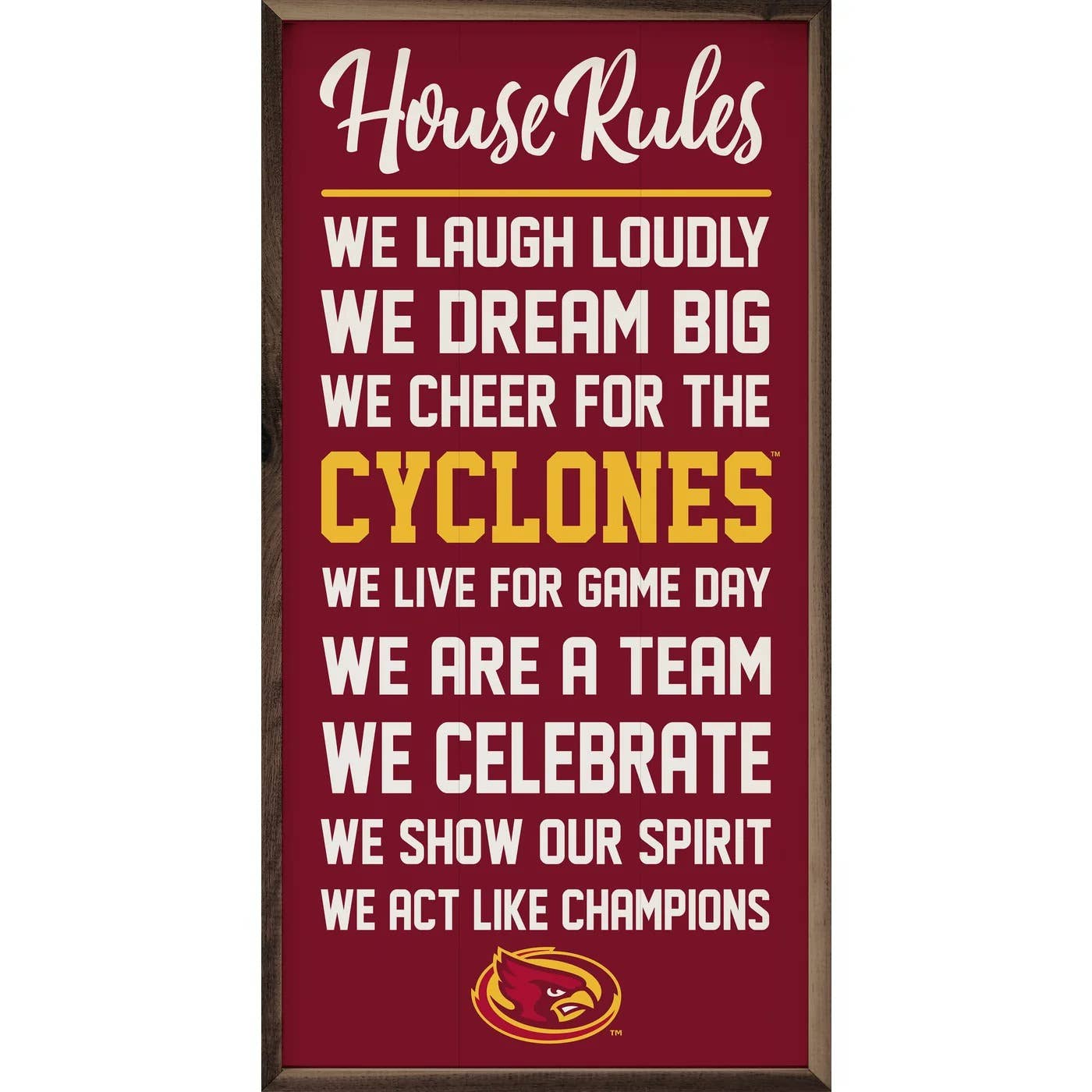 Sign / House Rules ISU