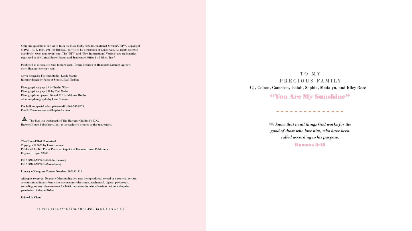 The Grace-Filled Homestead Book