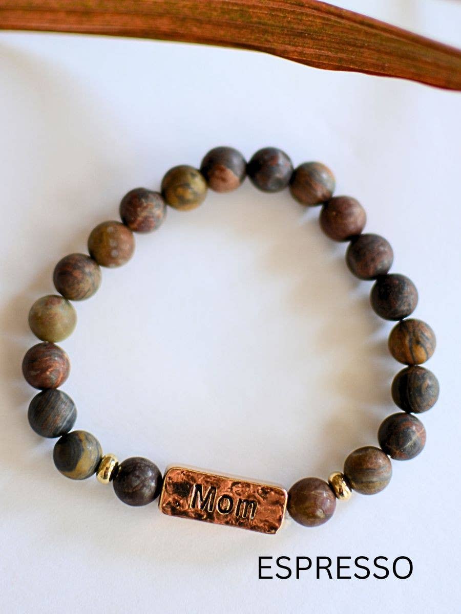 MOM Stone Stretch Bracelets