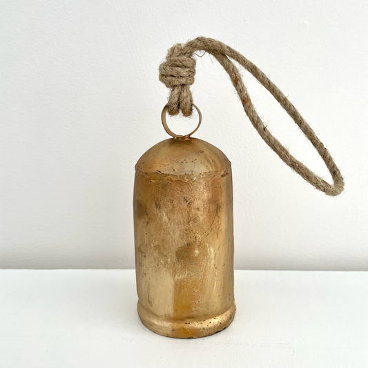 6 1/2" Brass Finish Bell Wood Striker