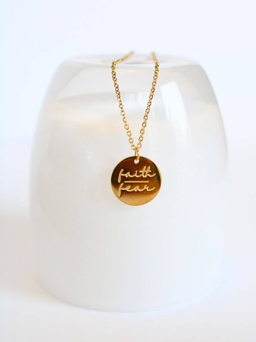 Faith Over Fear Necklace