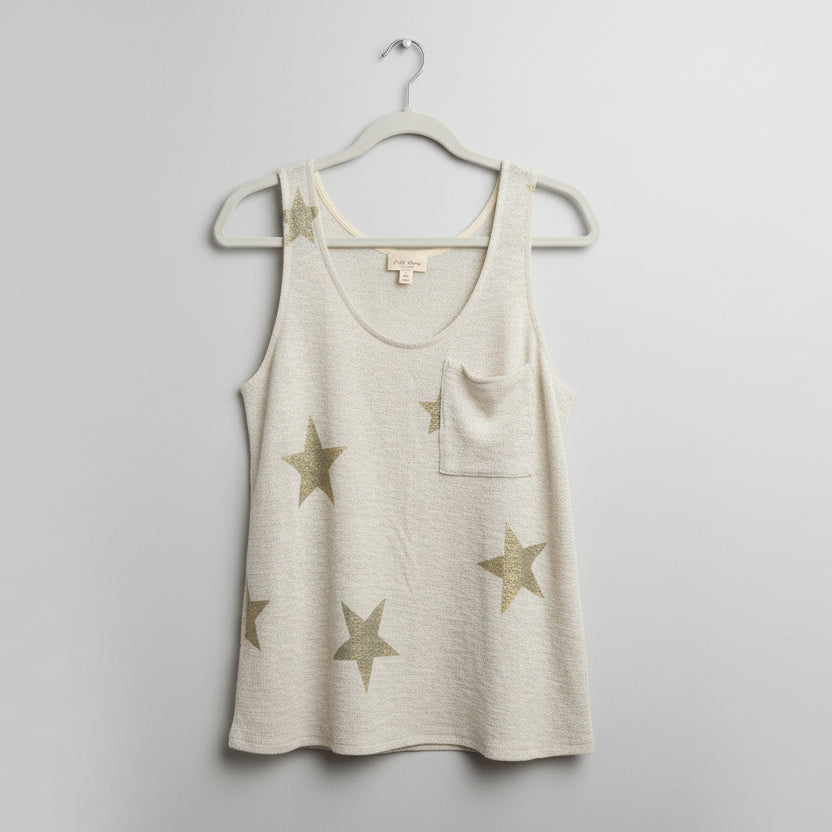 143 Story Sleeveless Top Stars