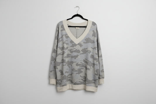 143 Story LS V Neck Top