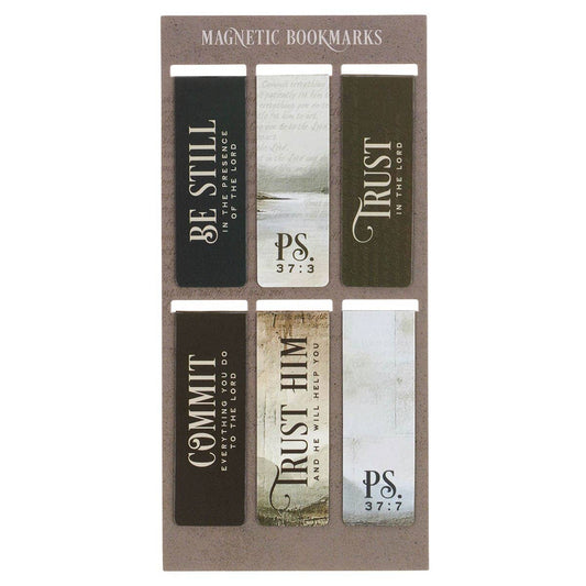 Magnetic Bookmark Be Still