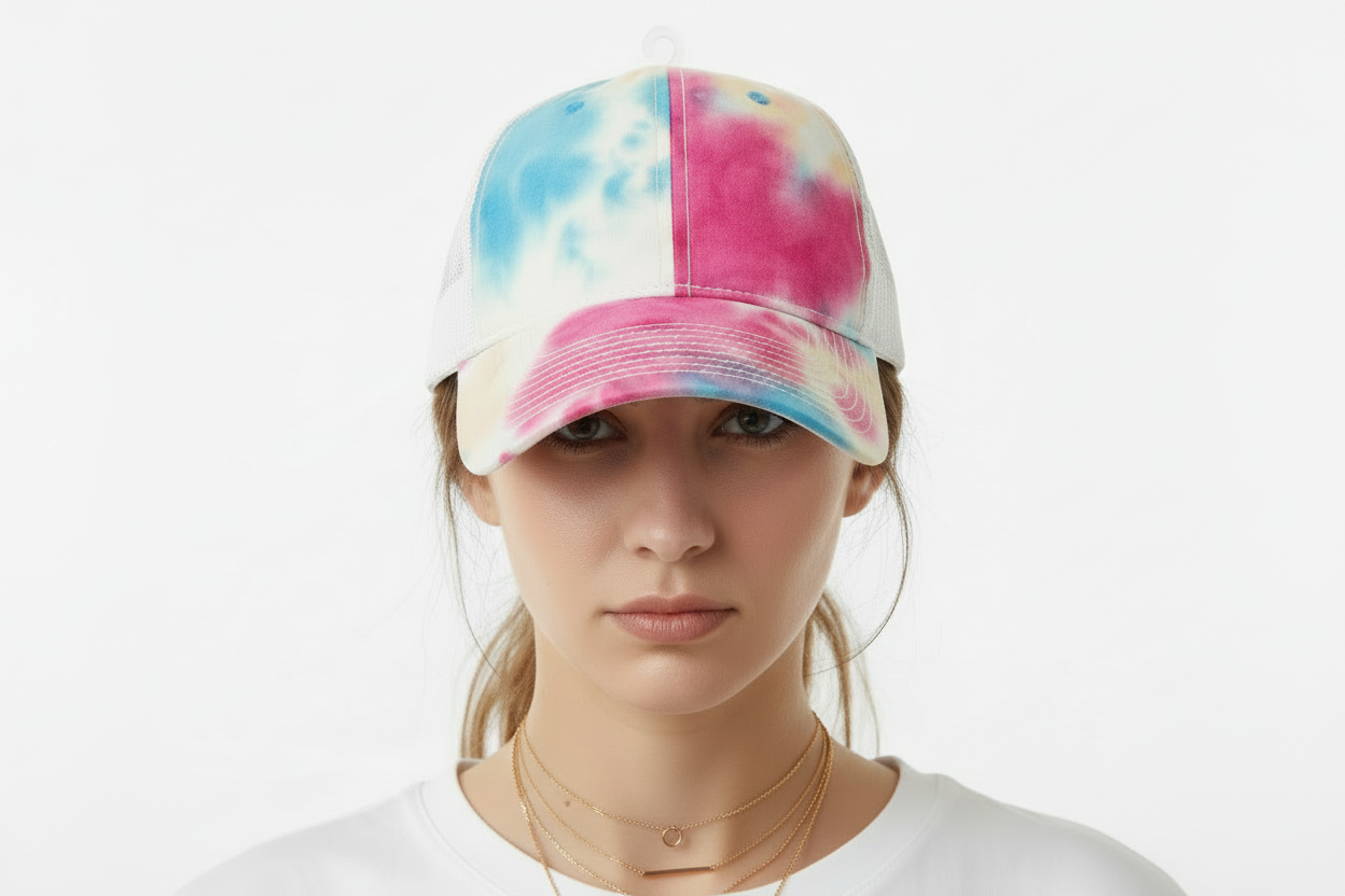 Tie-Dyed Trucker Cap