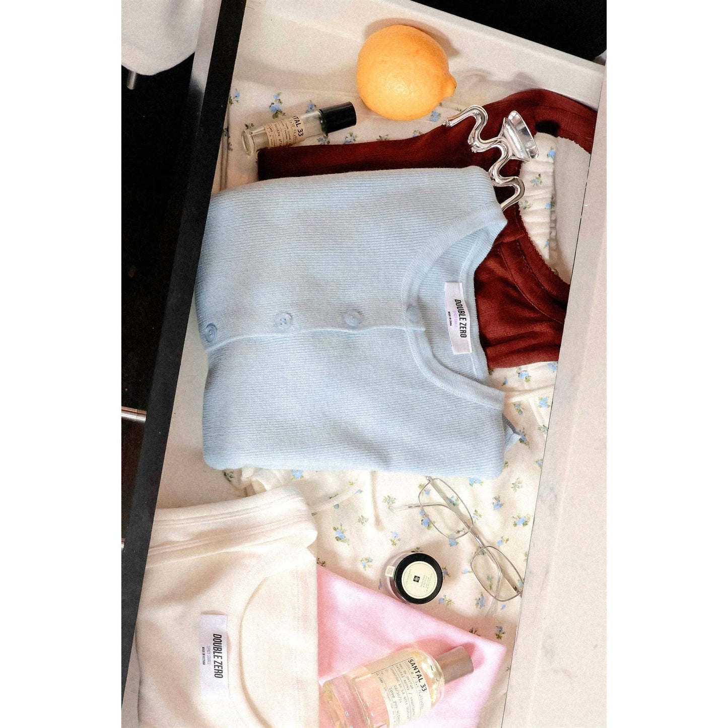 Button Front Short Sleeve Knit Top