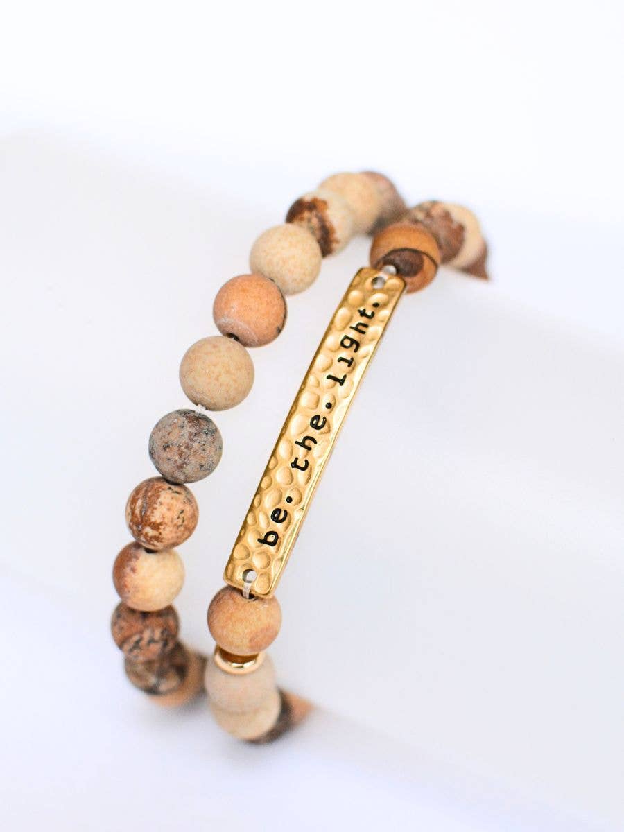 Be The Light Stone Bracelet