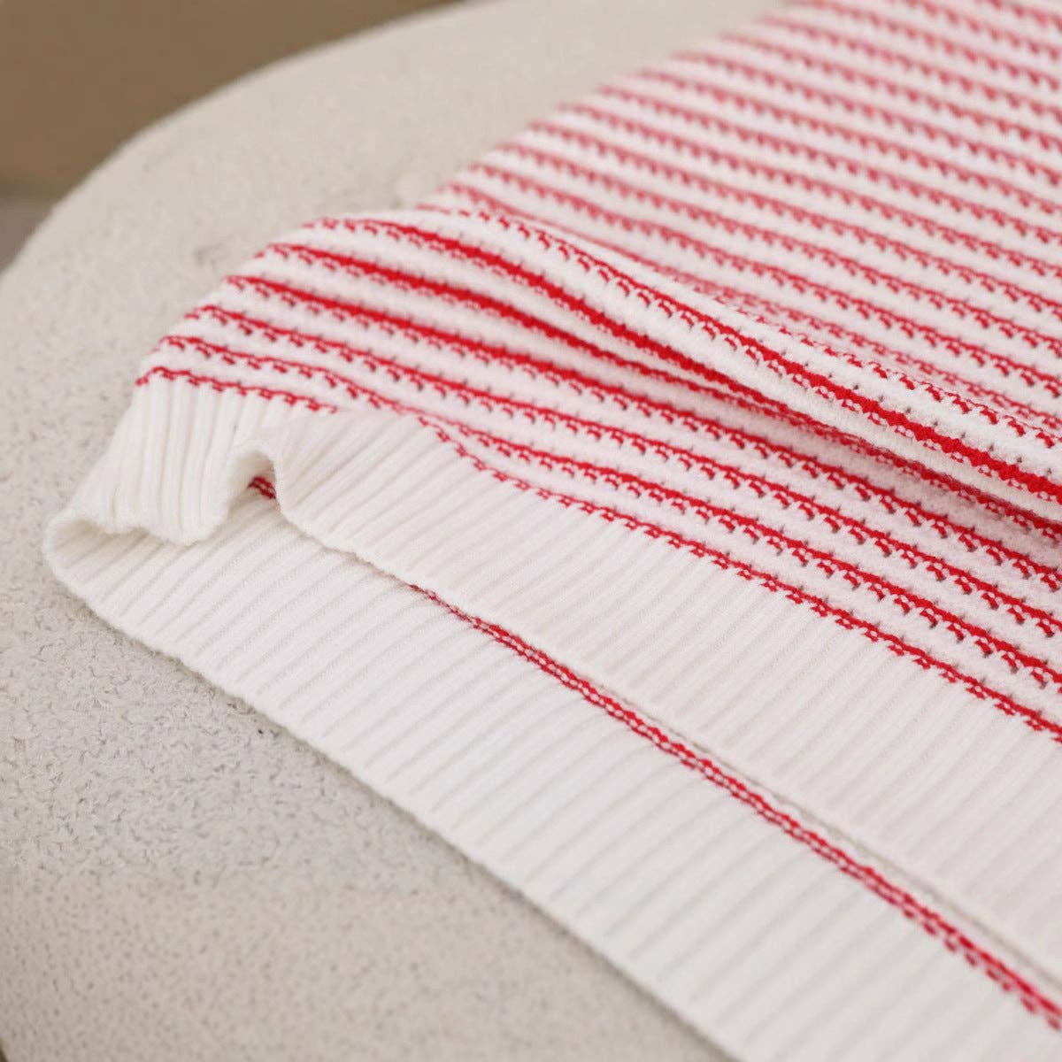 Sweater: Striped Crewneck