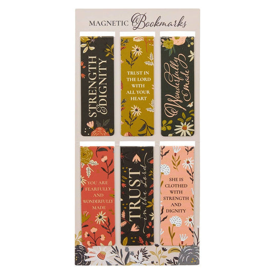 Bookmarks: Warm Florals Set
