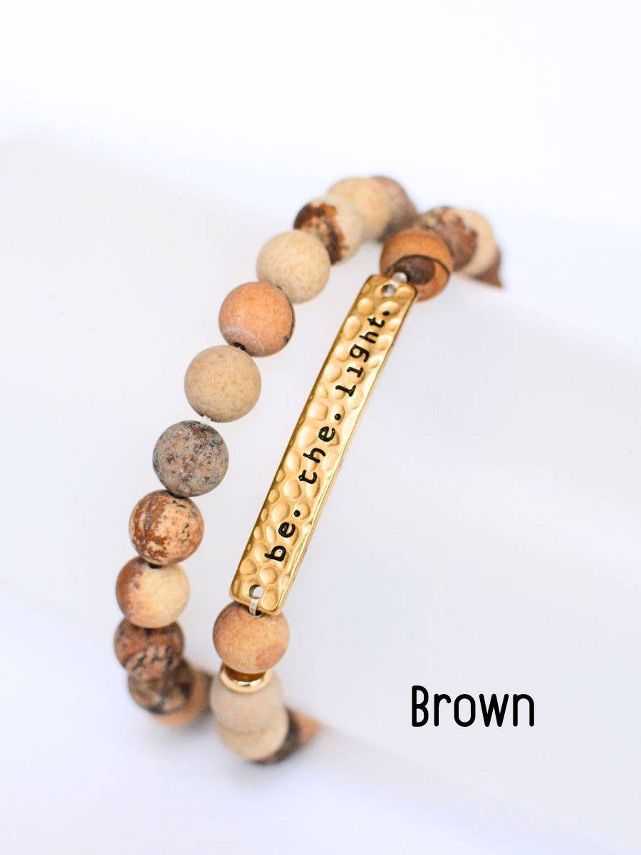 Be The Light Stone Bracelet