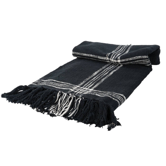 Windowpane Plaid Throw
