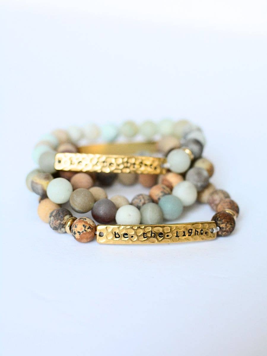 Be The Light Stone Bracelet