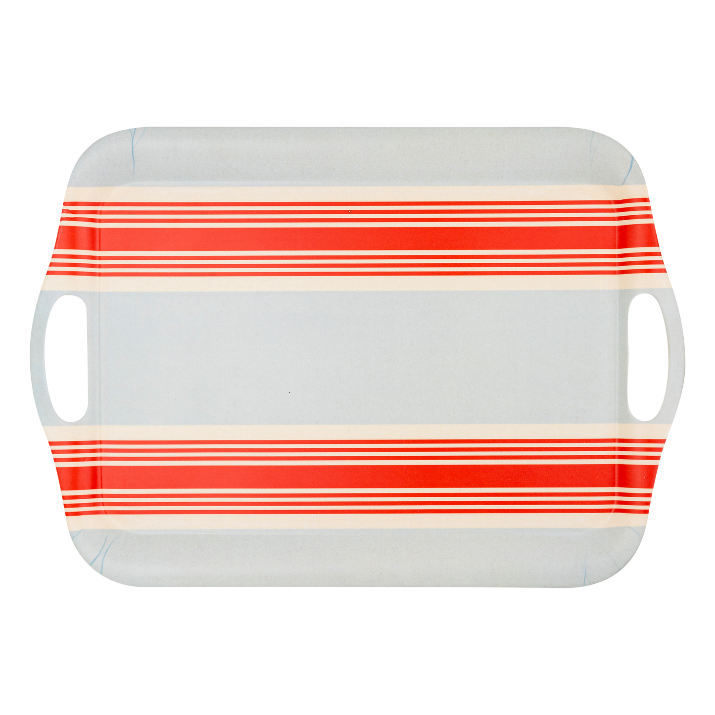 Hamptons Striped Bamboo Tray