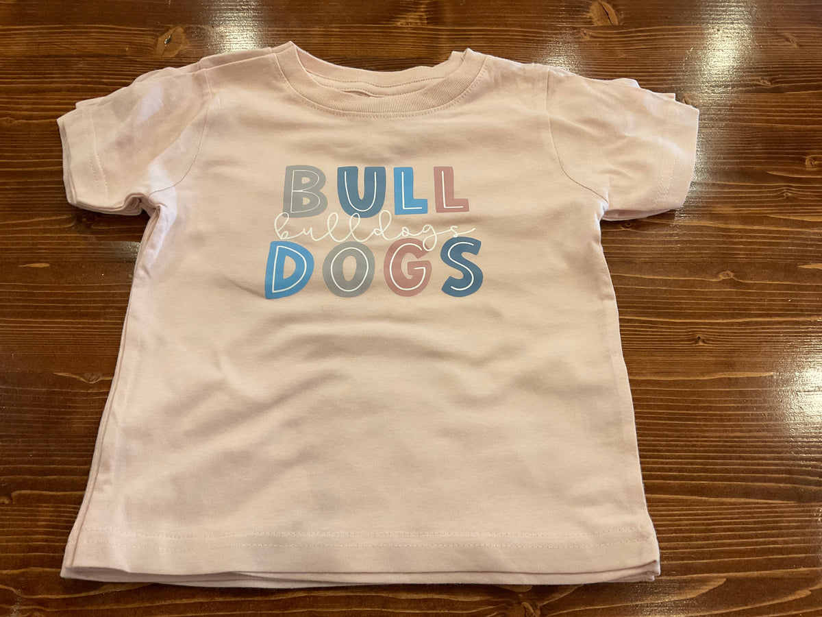 Pink Bulldogs Toddler Tee