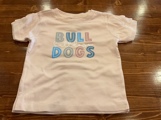 Pink Bulldogs Toddler Tee