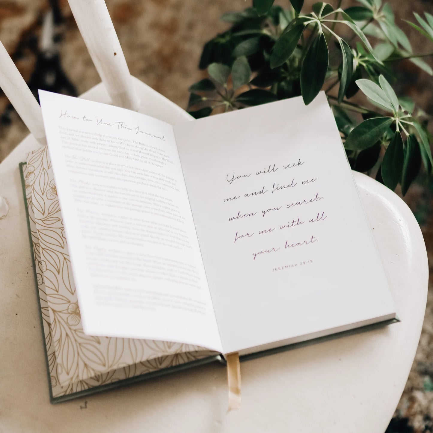 Be Still Journal - Gold Foil