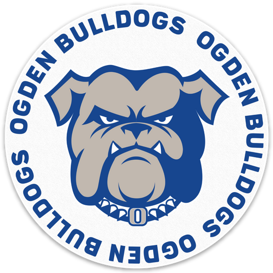 OGDEN BULLDOGS Circle Sticker
