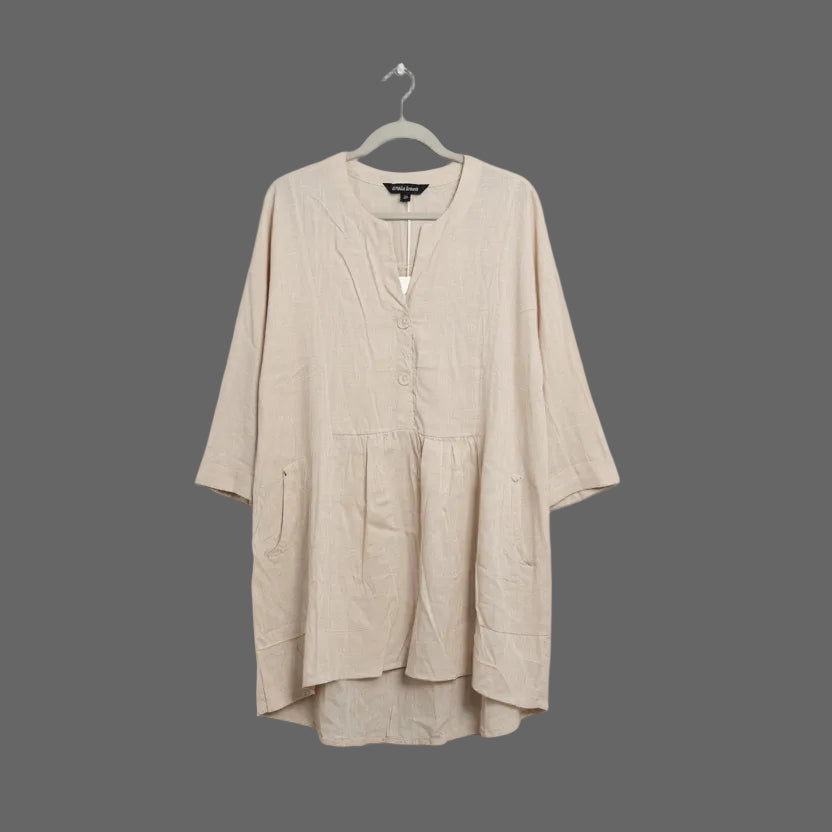 Davi&Dani 3 Qtr Button Top