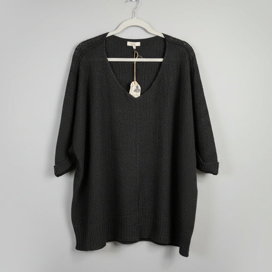 Easel SS V Neck Sweater