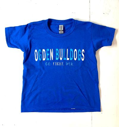 Ogden Bulldogs Youth Go Fight Win Short Sleeve