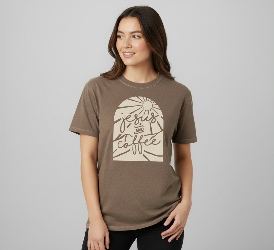 Jesus and Coffee Tee