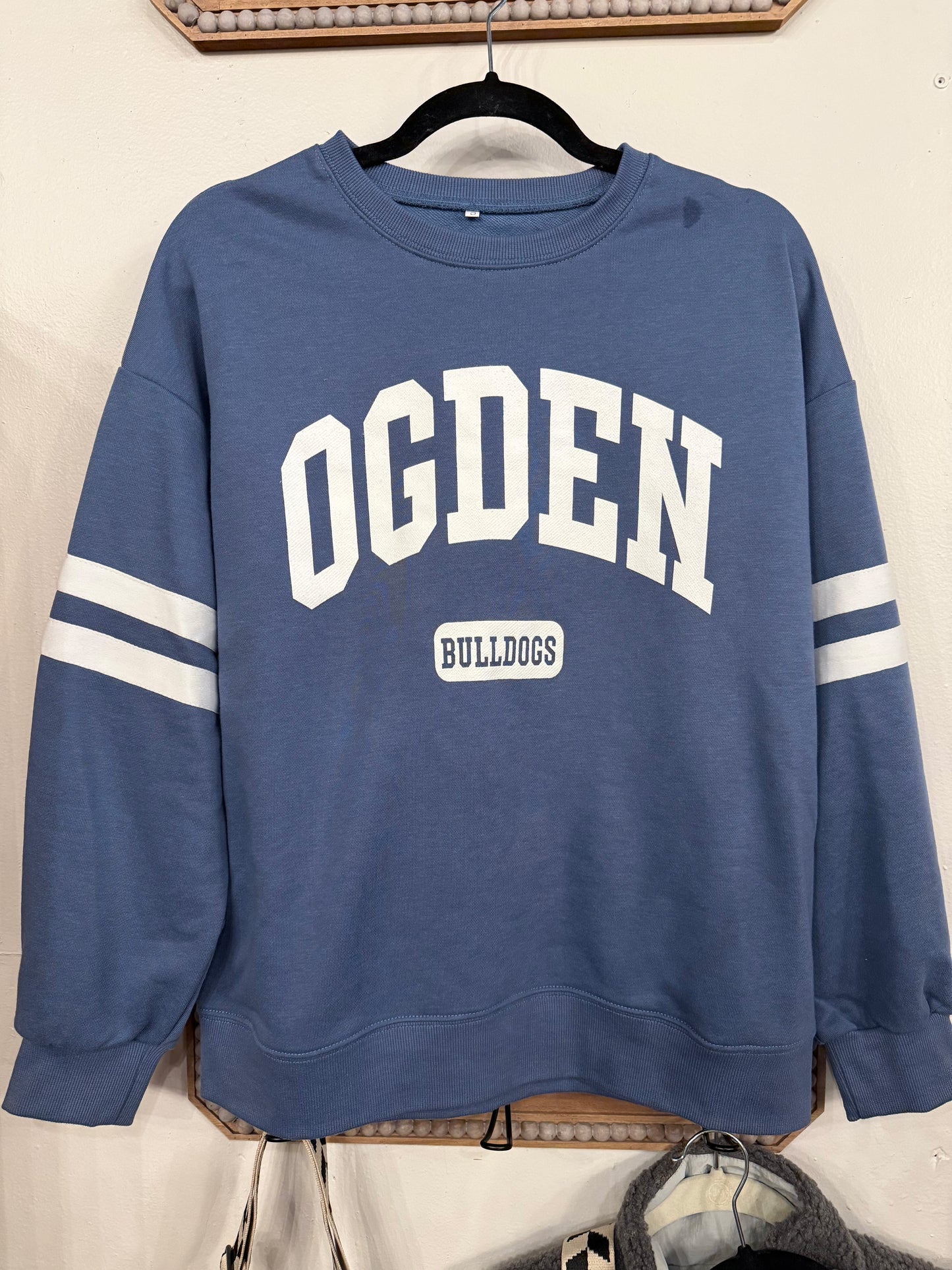 Striped Sleeve Ogden Crew