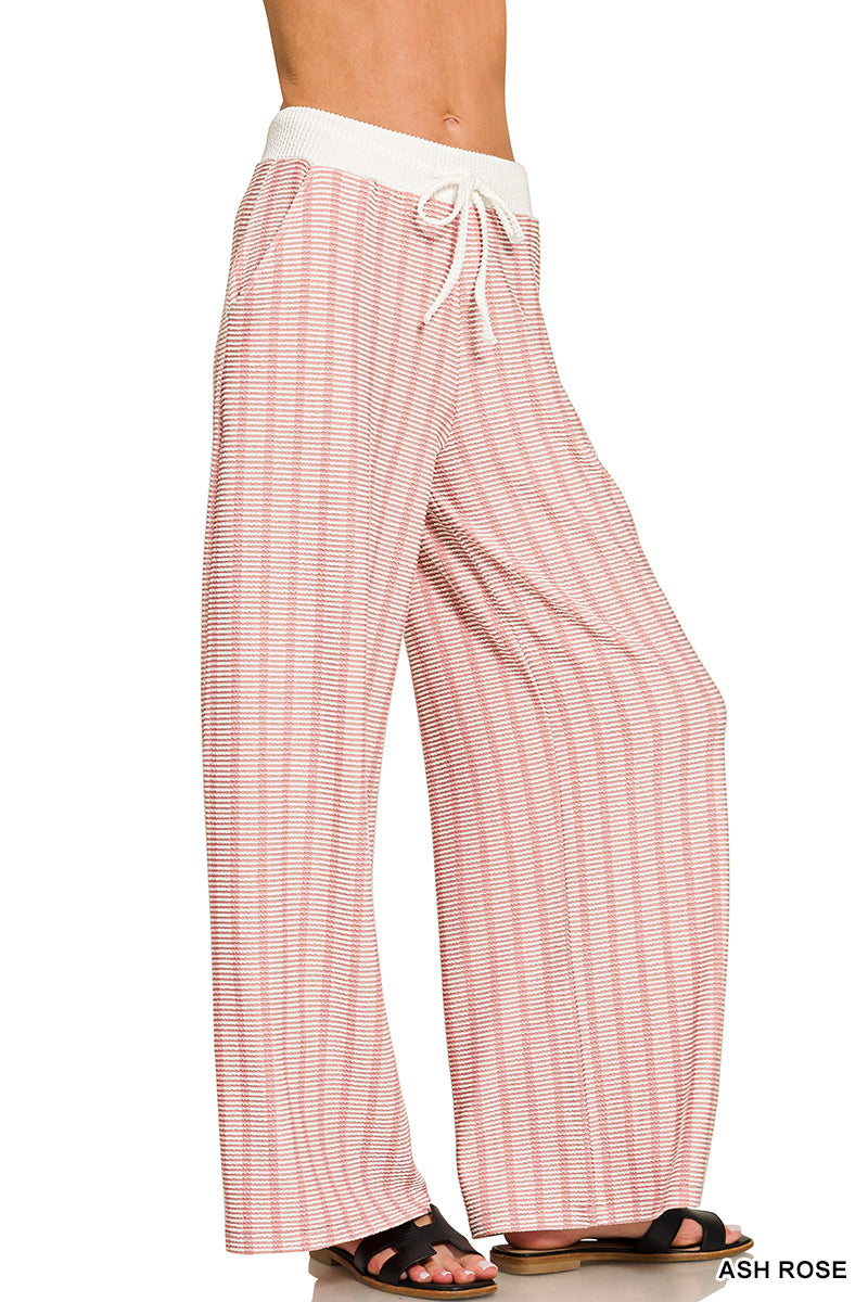 Rib Striped Lounge Pants