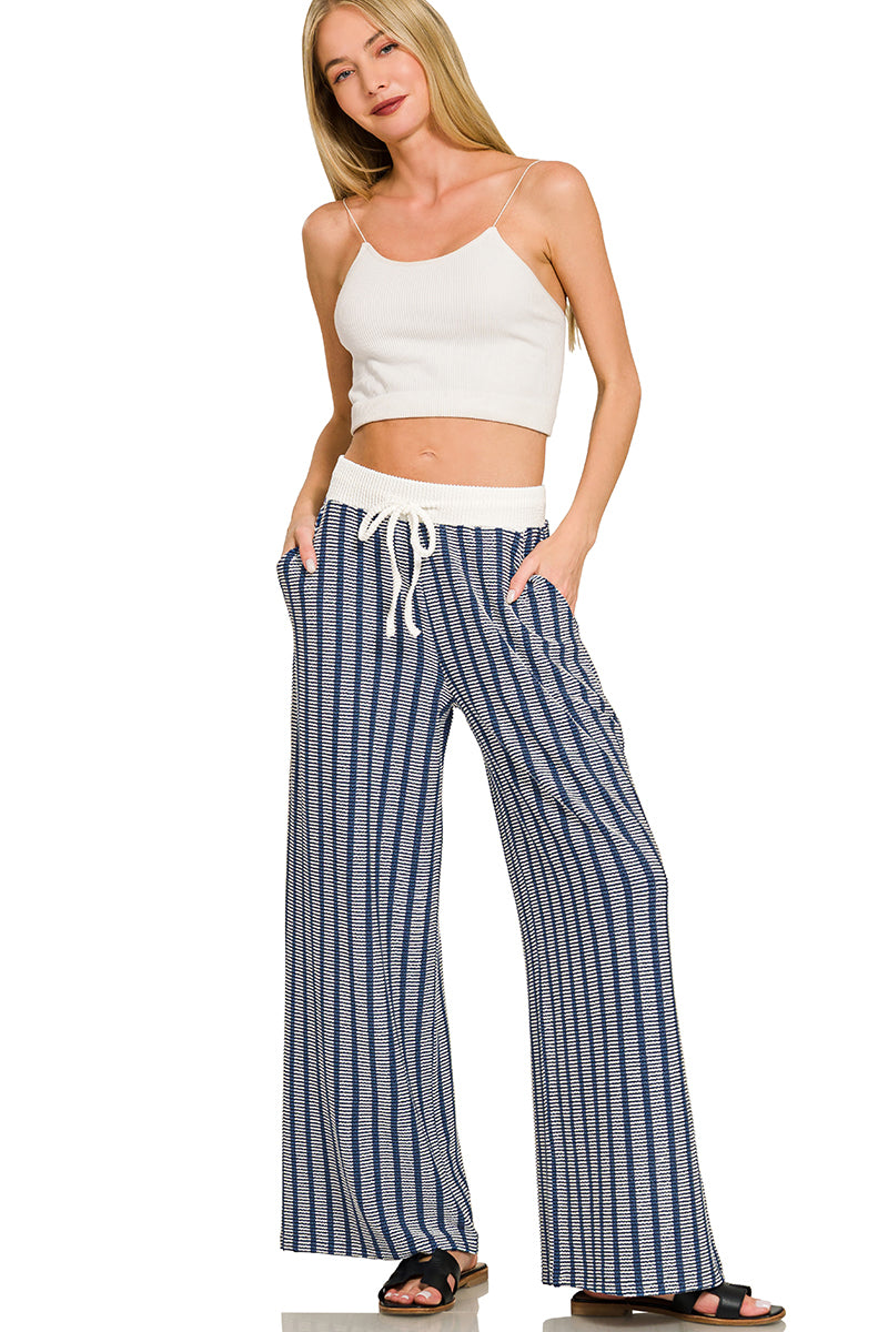 Rib Striped Lounge Pants